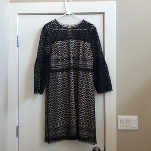 J Crew back lace dress